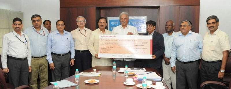 The Union Minister for Civil Aviation, Shri Ashok Gajapathi Raju Pusapati receiving ..