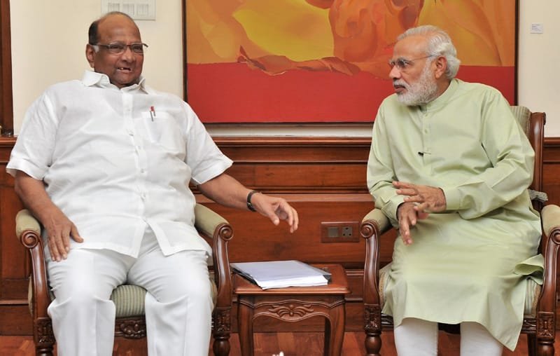 Shri Sharad Pawar calls on the Prime Minister, Shri Narendra Modi, in New Delhi