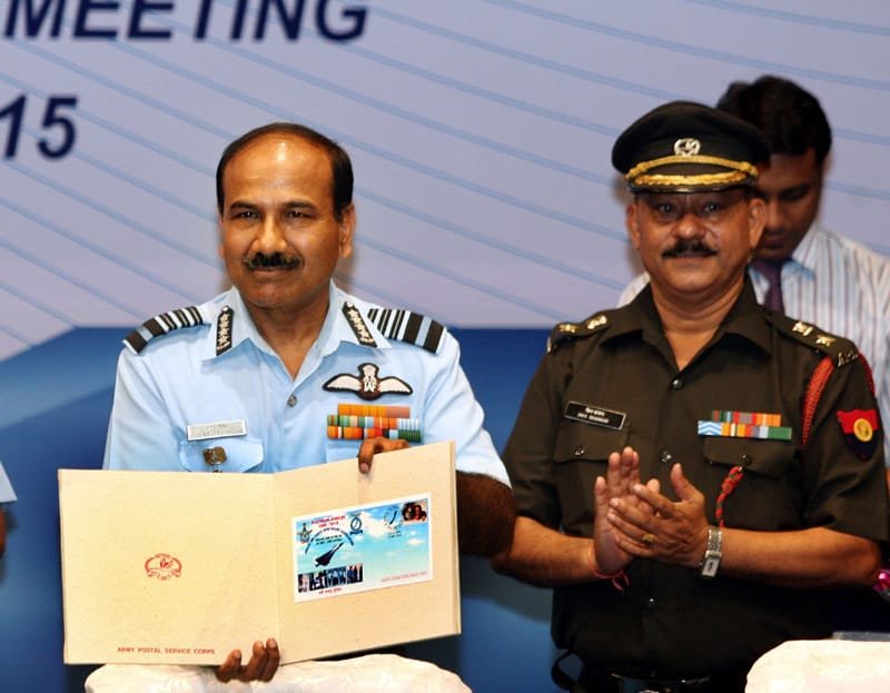 The Chief of the Air Staff, Air Chief Marshal Arup Raha releasing the ‘First Day Cover’, ..
