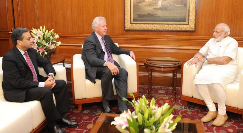 The Global Chairman and CEO of General Electric, USA, Mr. Jeffrey R. Immelt ..