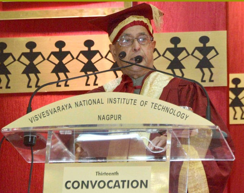 The President, Shri Pranab Mukherjee addressing at the 13th convocation of …