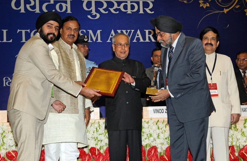The President, Shri Pranab Mukherjee presented the National Tourism Awards 2013-14,..