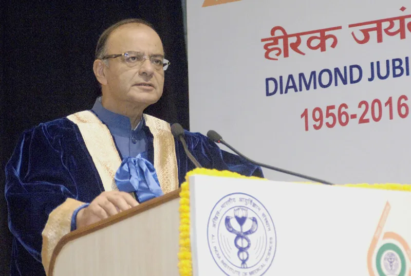 The Union Minister for Finance, Corporate Affairs and Information & Broadcasting..