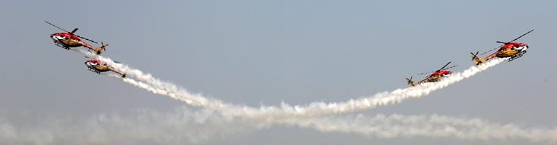 Glimpses of Air Force Day Parade full dress rehearsal at Air Force Station Hindan, in Uttar Pradesh