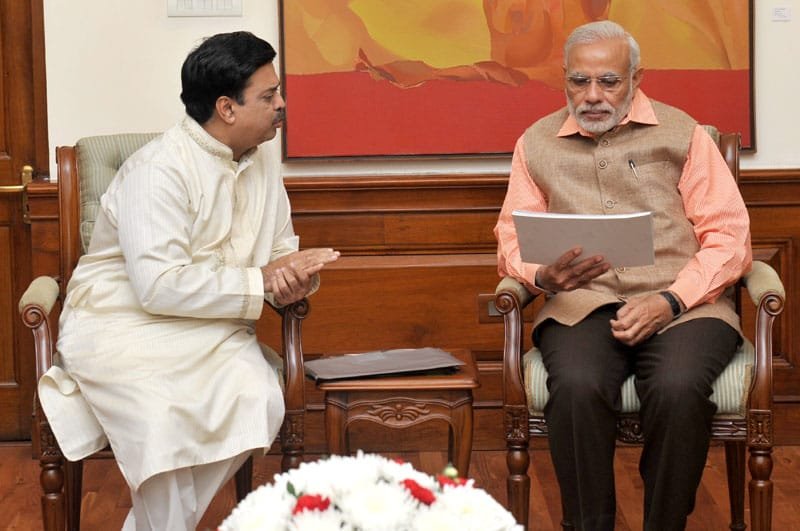 The Chairman of the Sangeet Natak Akademi, Shri Shekhar Sen calls on the ..