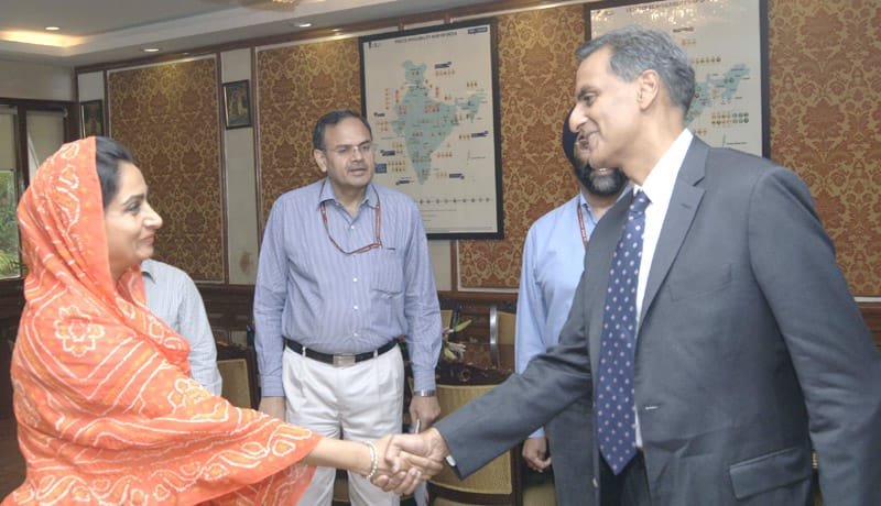 The Ambassador of the United States of America, Mr. Richard Rahul Verma meeting..