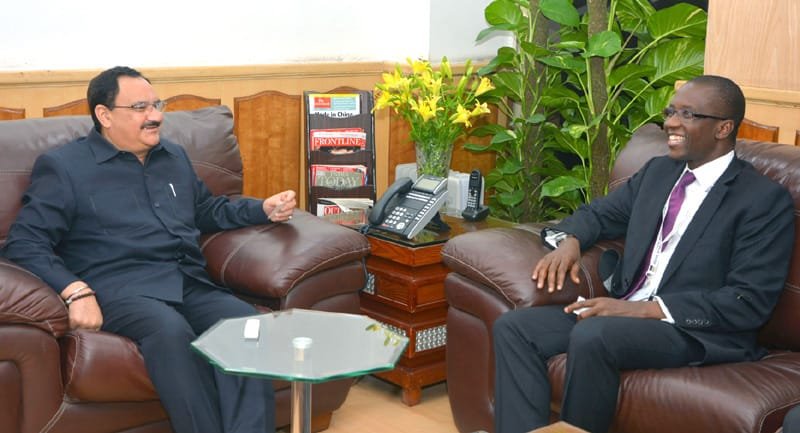 The Minister of Health and Sanitation, Republic of Sierra Leone, Dr. Abubakarr Fofanah ..