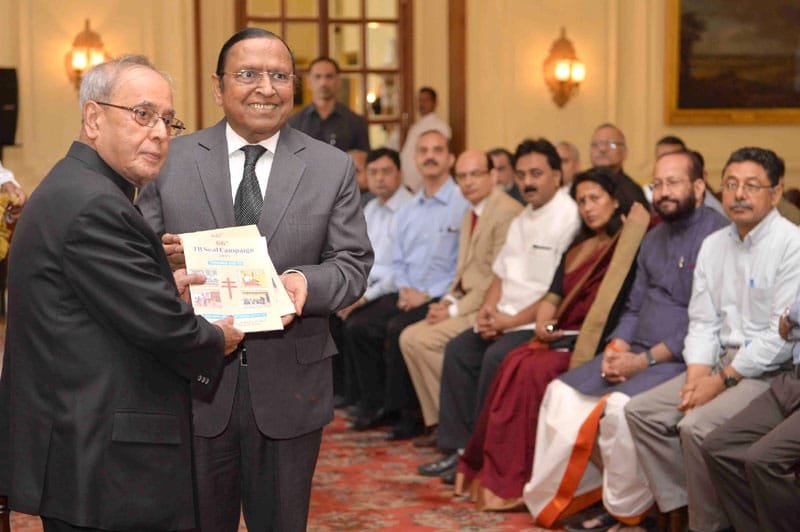 The President, Shri Pranab Mukherjee inaugurating the 66th TB Seal Campaign of ..