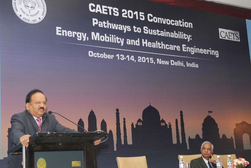 The Union Minister for Science & Technology and Earth Sciences, Dr. Harsh Vardhan ..