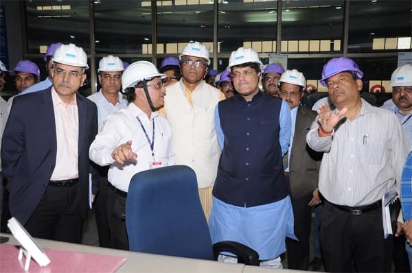PIYUSH GOYAL VISITS 1500 MW INDIRA GANDHI SUPER THERMAL POWER PROJECT