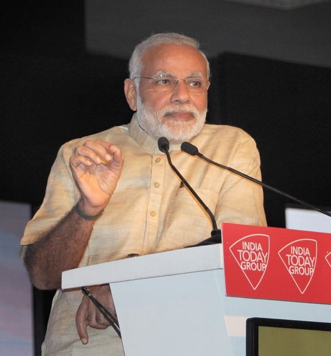 The Prime Minister, Shri Narendra Modi addressing the gathering at the Safaigiri Summit & ..