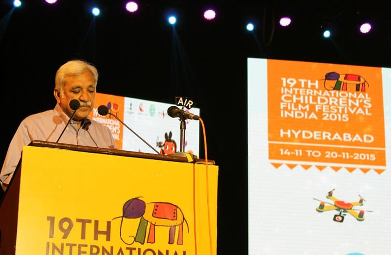 The Secretary, Ministry of Information and Broadcasting, Shri Sunil Arora speaking at ..
