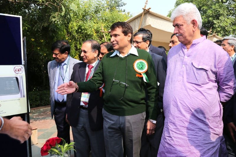 The Union Minister for Railways, Shri Suresh Prabhakar Prabhu at the International ..