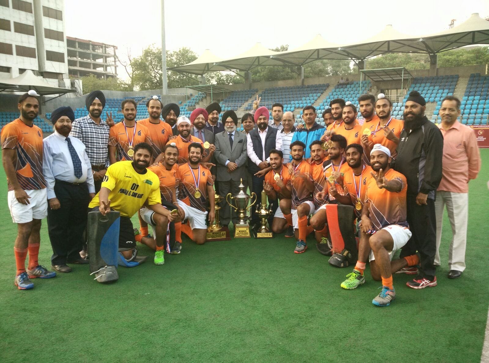 Punjab & Sind Bank Hockey Team wins 52nd Nehru Senior Hockey Tournament
