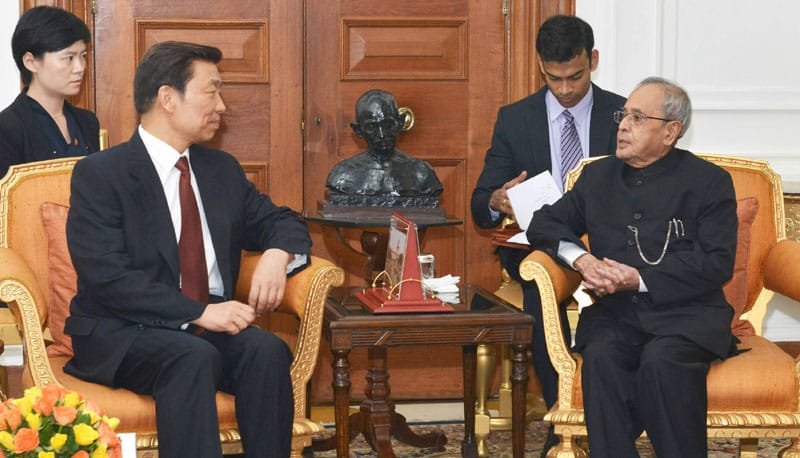The Vice President of the People’s Republic of China, Mr. Li Yuanchao calling on the..