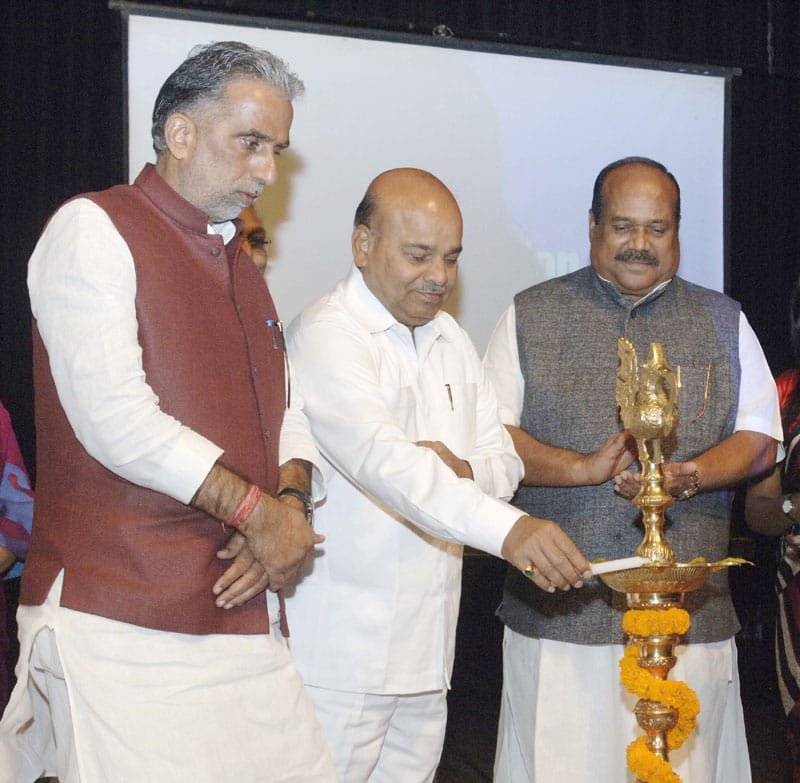 The Union Minister for Social Justice and Empowerment, Shri Thaawar Chand Gehlot..