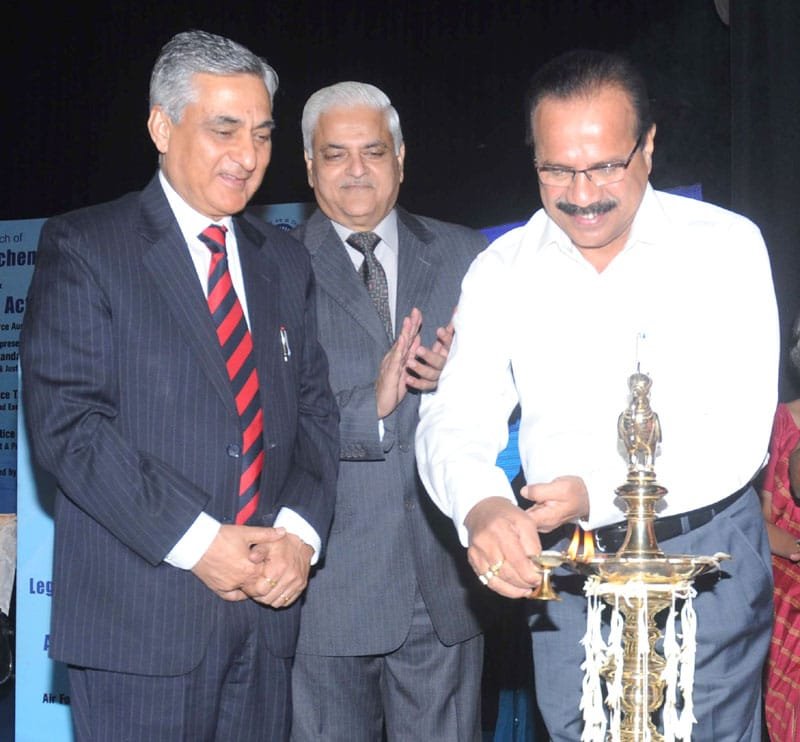 The Union Minister for Law & Justice, Shri D.V. Sadananda Gowda lighting the..