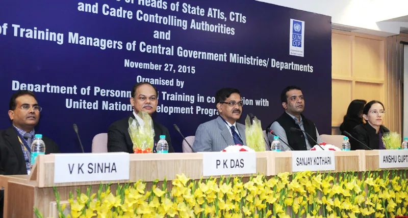 The Secretary, DoPT, Shri Sanjay Kothari addressing the Conference of Heads of..
