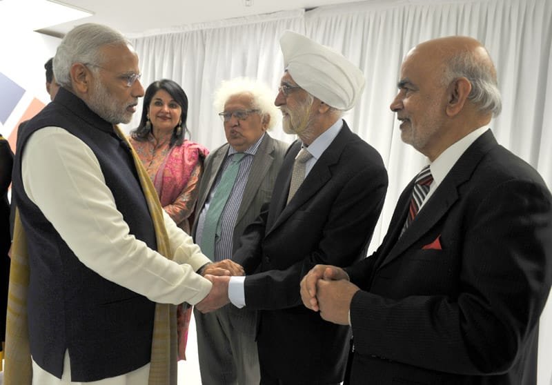 The UK Parliamentarians and Lords calls on the Prime Minister, Shri Narendra Modi after..