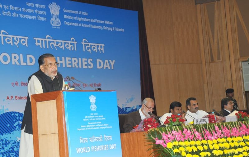 The Union Minister for Agriculture and Farmers Welfare, Shri Radha Mohan Singh addressing at the inauguration of the “World Fisheries Day” on agriculture, in New Delhi
