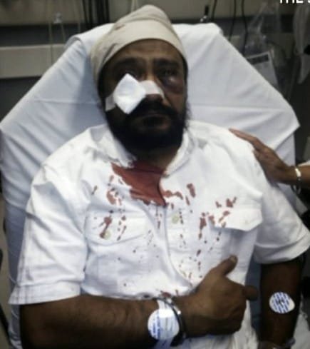 US WITNESS ANOTHER HATE CRIME ASSAULT ON AN ELDERLY 68 YEAR SIKH MAN