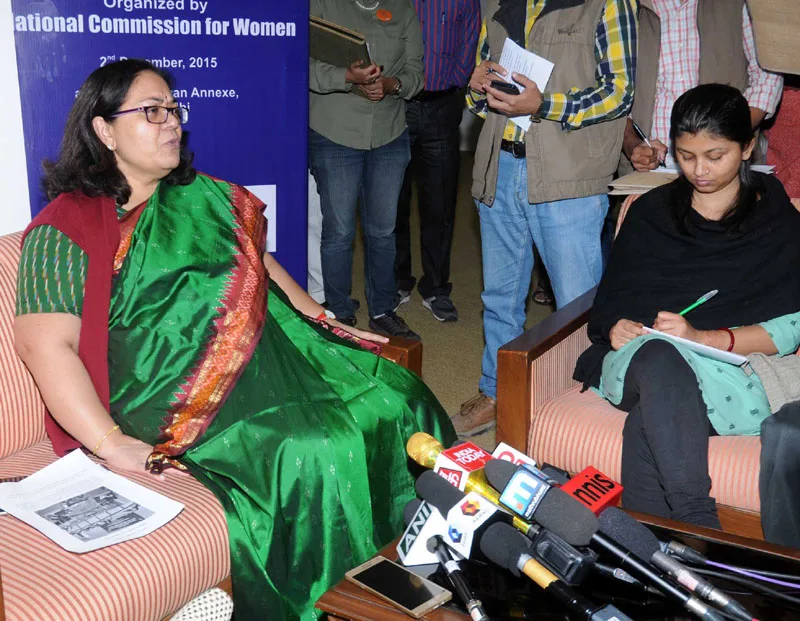 The Chairperson of National Commission for Women, Smt. Lalitha Kumaramangalam ..