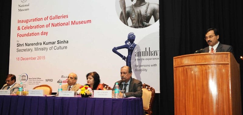 The Secretary, Ministry of Culture, Shri Narendra Kumar Sinha addressing at the ..