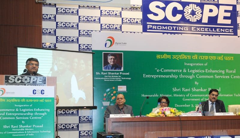 The Union Minister for Communications & Information Technology, Shri Ravi Shankar Prasad ..