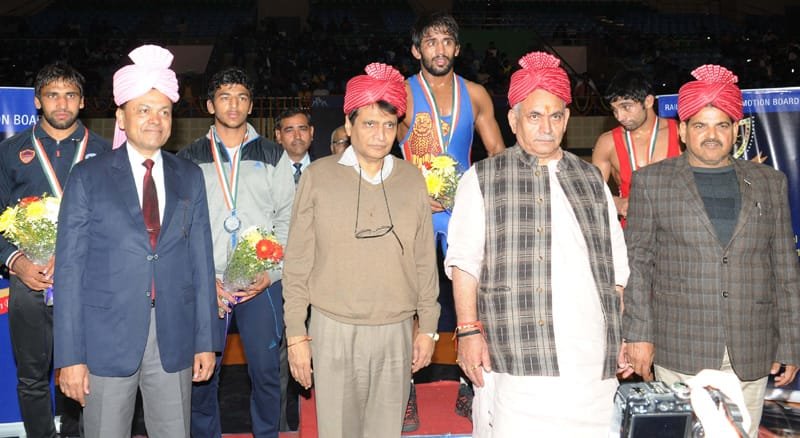 The Union Minister for Railways, Shri Suresh Prabhakar Prabhu and the Minister..
