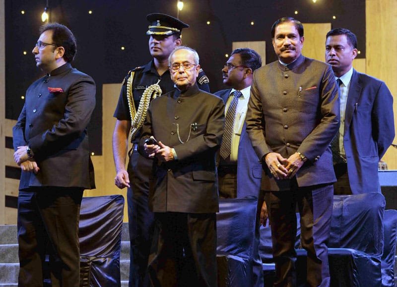 The President, Shri Pranab Mukherjee inaugurating the Beach Festival-Festa De Diu, at Diu (Festival Village)