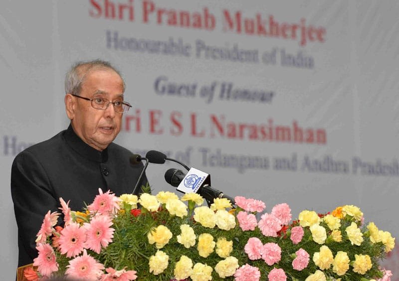 The President, Shri Pranab Mukherjee delivering the inaugural address at the ..