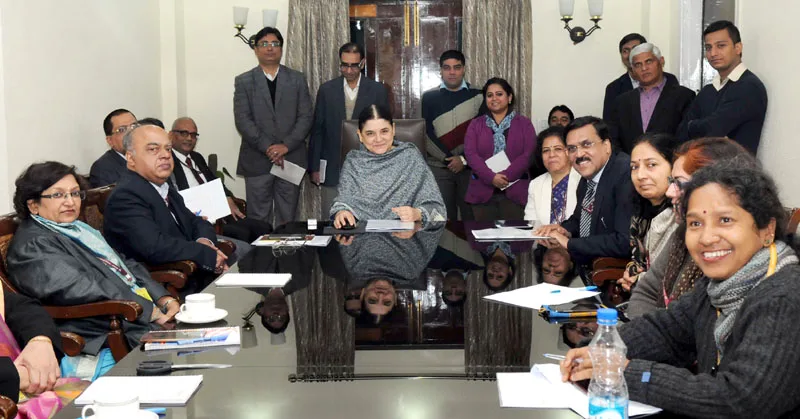 The Union Minister for Women and Child Development, Smt. Maneka Sanjay Gandhi ..