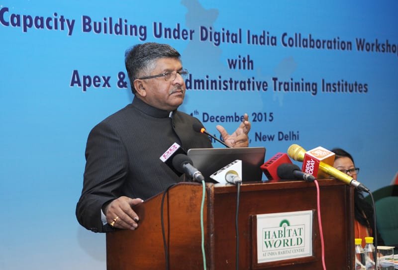 The Union Minister for Communications & Information Technology, Shri Ravi Shankar Prasad ..