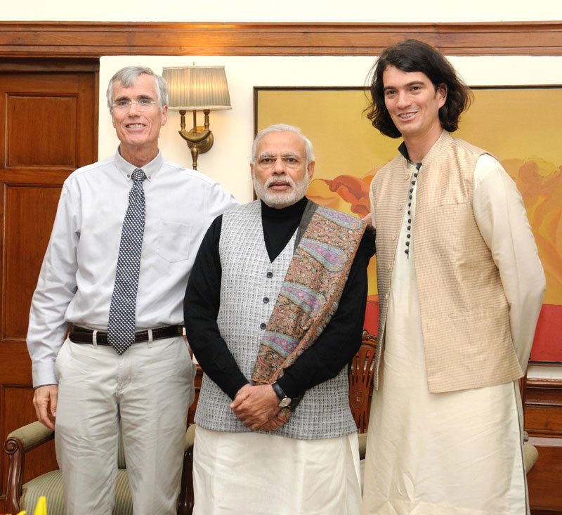 Mr. Adam Neumann, Founder WeWork (Start Up India Participant) call on the..