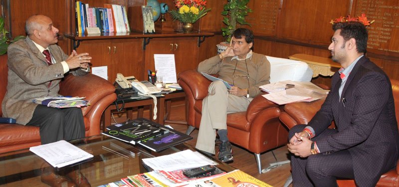 The MP (Lok Sabha), Jammui, Bihar, Shri Chirag Paswan meeting the Union Minister for..