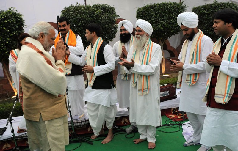 The Prime Minister, Shri Narendra Modi at Gandhi Smriti, on the occasion of the ..