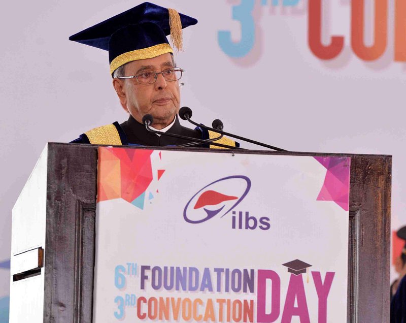 The President, Shri Pranab Mukherjee addressing at the 6th Foundation Day Celebration of