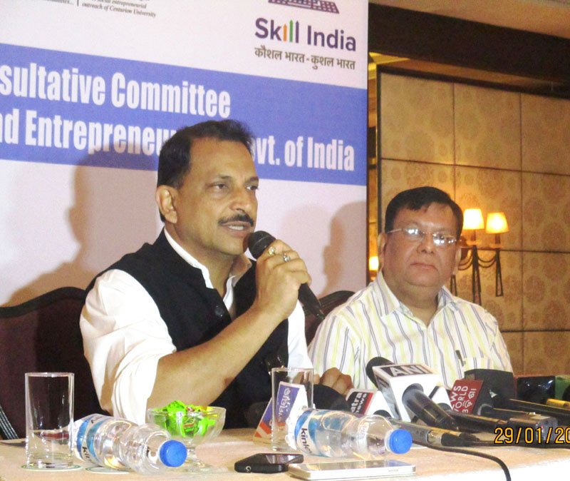 The Minister of State for Skill Development & Entrepreneurship (Independent Charge) ..