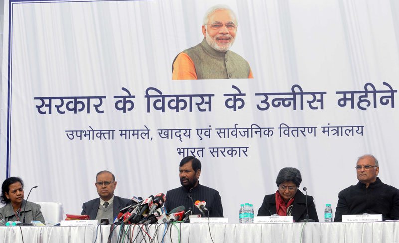 The Union Minister for Consumer Affairs, Food and Public Distribution, Shri Ram Vilas Paswan ..