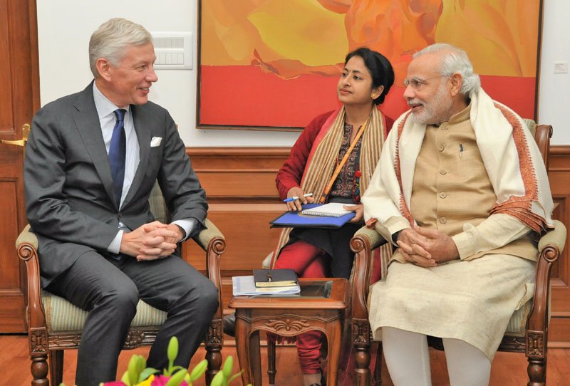 The Global MD, McKinsey and Co, Mr. Dominic Barton calls on the Prime Minister,..