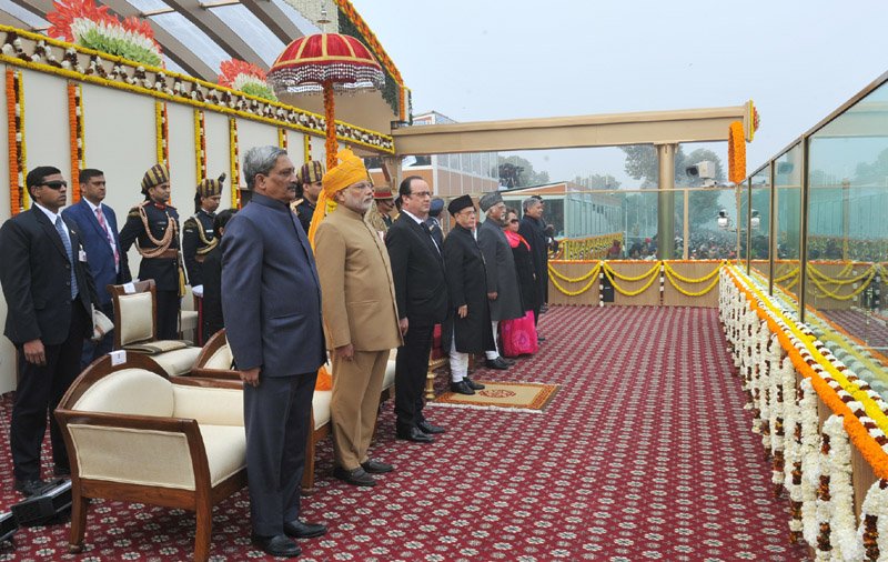 The President, Shri Pranab Mukherjee, the Vice President, Shri M. Hamid Ansari, ..