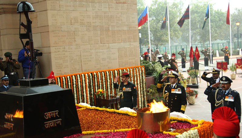 The Chief of Army Staff, General Dalbir Singh, the Chief of the Air Staff, Air Chief Marshal..