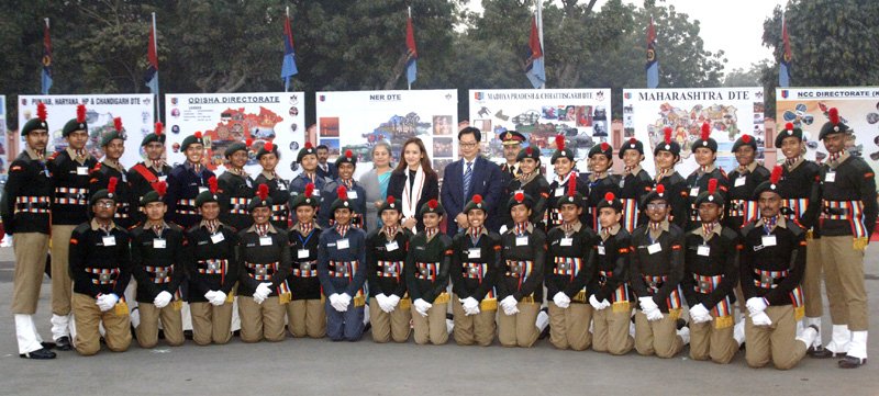 The Minister of State for Home Affairs, Shri Kiren Rijiju in a group photograph, at..