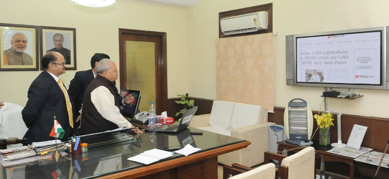 The Union Minister for Micro, Small and Medium Enterprises, Shri Kalraj Mishra launching …