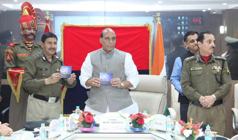 The Union Home Minister, Shri Rajnath Singh releasing a documentary “A Soldier’s Diary”, ..
