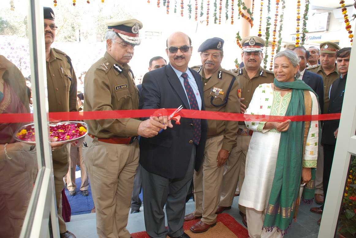 B S BASSI INAUGRATES NEWLY CONSTRUCTED BUILDING OF POLICE STATION METRO QUTUB MINAR