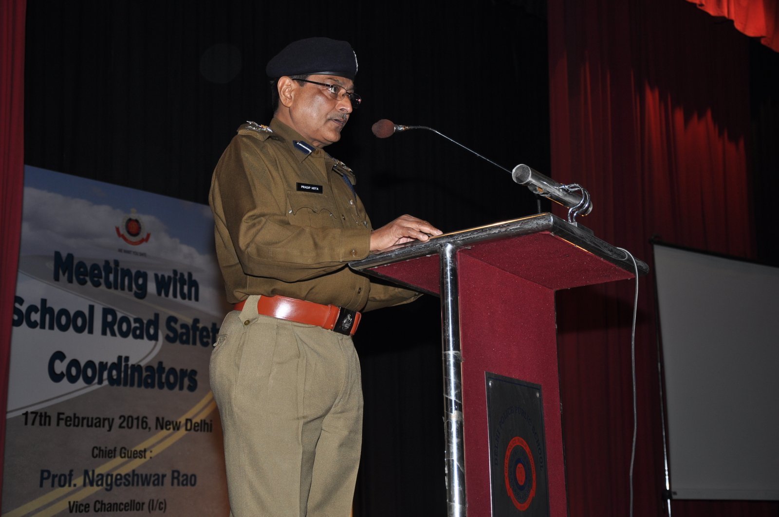 AS PART OF DELHI POLICE WEEK INTERACTIVE MEETING WITH SCHOOL COORDINATORS OF..