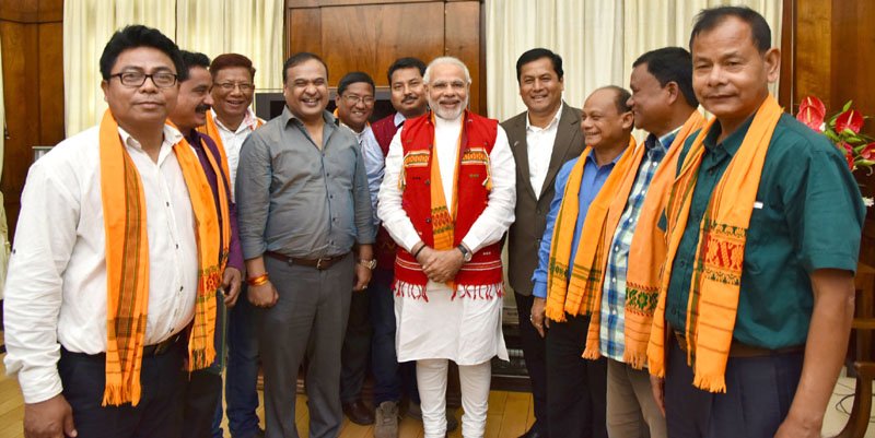 A delegation of Tiwa Autonomous Council led by the Minister of State for Youth Affairs..