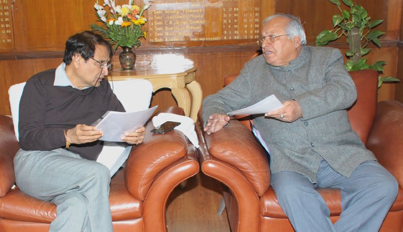 The Minister of Industries, Punjab, Shri Madan Mohan Mittal calling on the ..