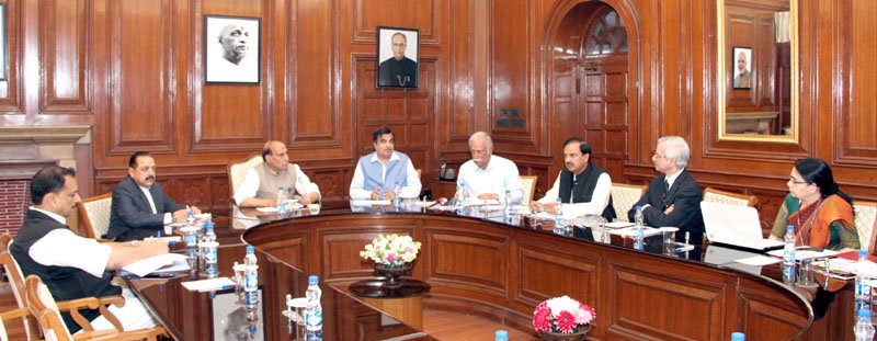 The Union Home Minister, Shri Rajnath Singh chairing the Group of Ministers meeting ..